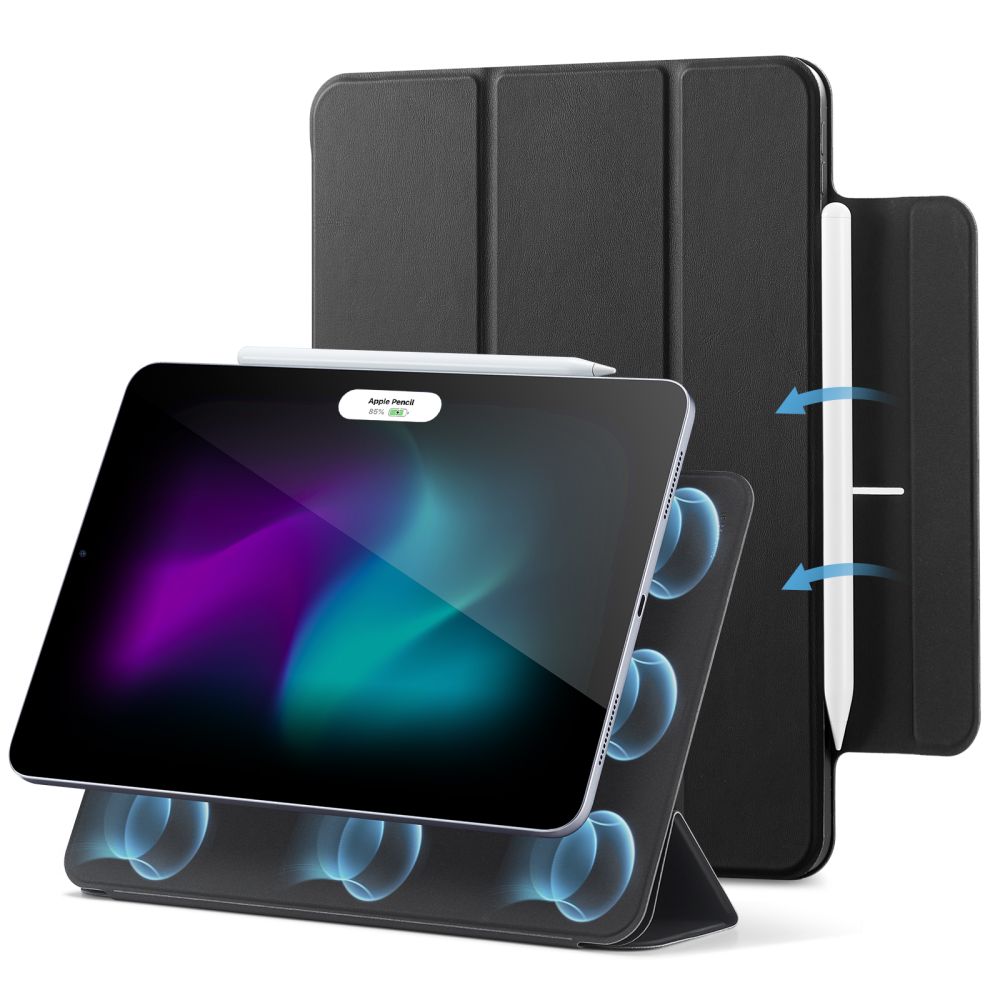 KRYT ESR REBOUND MAGNETIC IPAD PRO 12.9 4 / 5 / 6 / 2020-2022 / AIR 13 2024 BLACK