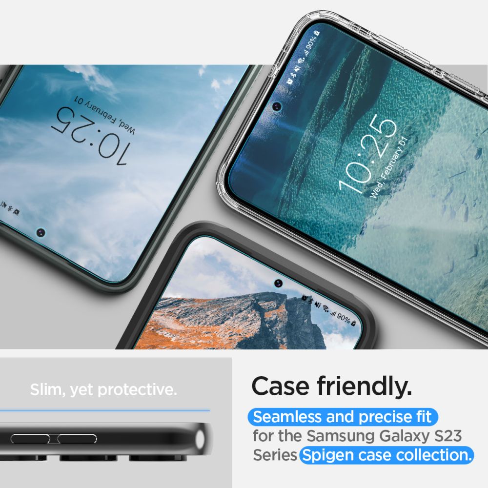 OCHRANNÁ FÓLIA  SPIGEN NEO FLEX 2-PACK GALAXY S23 CLEAR