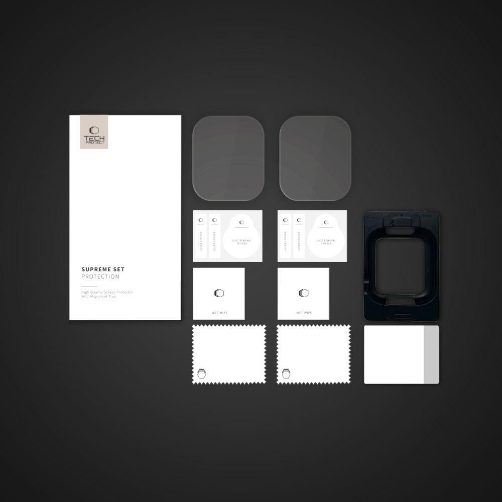 OCHRANNÁ FÓLIA TECH-PROTECT SUPREME SET 2-PACK APPLE WATCH 10 (42 MM) CLEAR