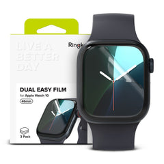 OCHRANNÁ FÓLIA RINGKE DUAL EASY 3-PACK APPLE WATCH 10 (46 MM) CLEAR