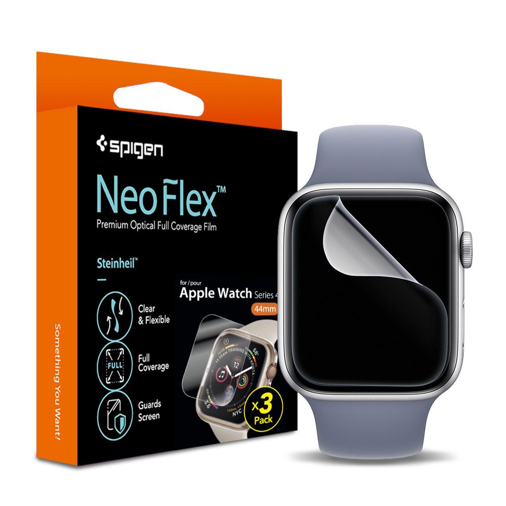 3X OCHRANNÁ FÓLIA SPIGEN NEO FLEX 3-PACK APPLE WATCH 40 / 41 MM CLEAR