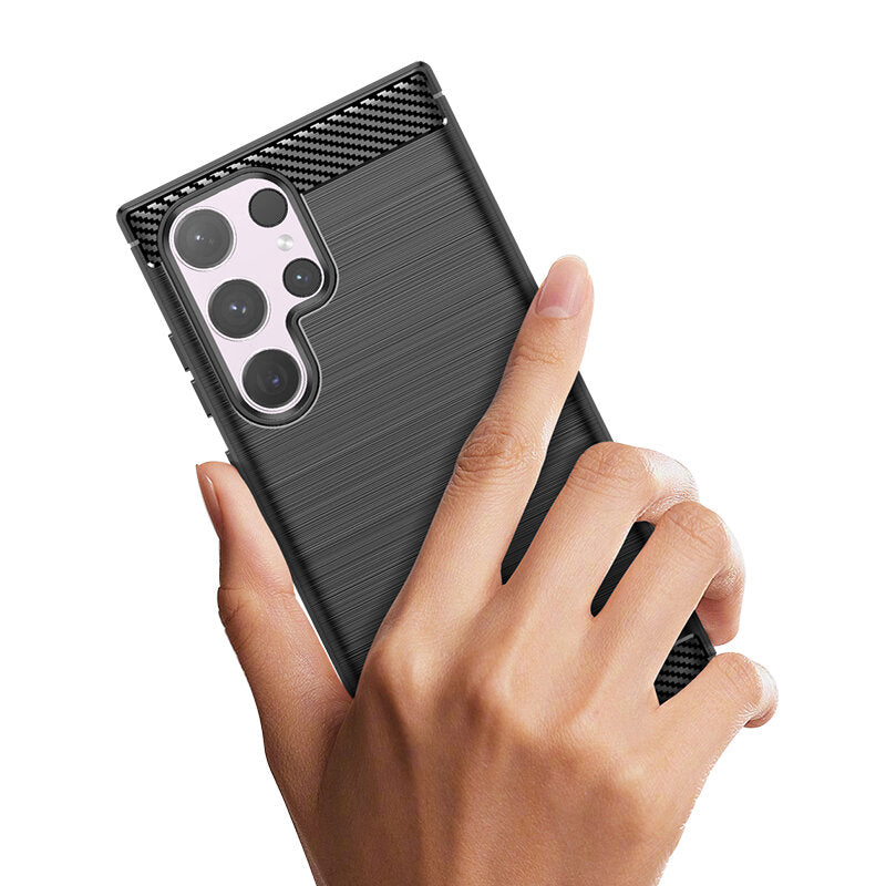 KRYT NA SAMSUNG GALAXY S24 ULTRA HEYCASE CARBON ARMOR BLACK