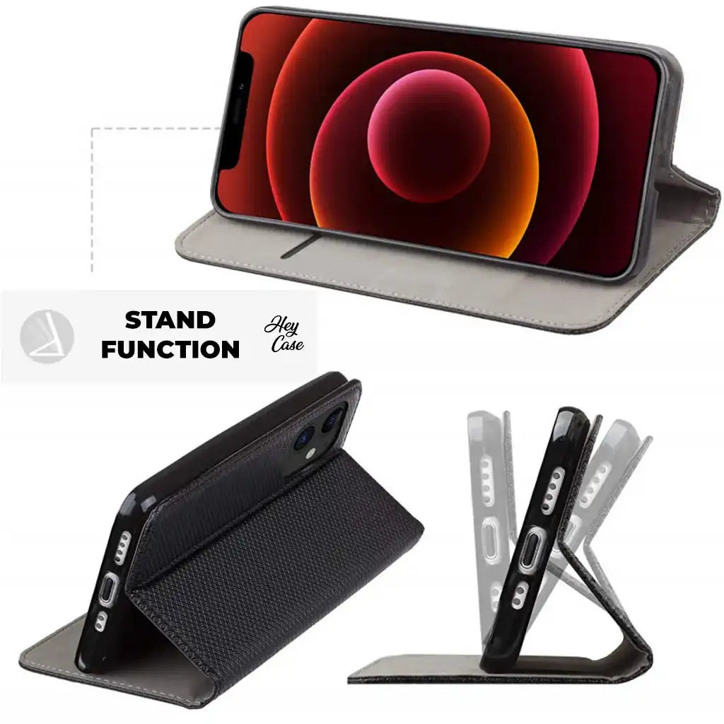 KNIŽKOVÝ KRYT NA HONOR 200 LITE 5G (GLOBAL) HEYCASE MAGNETO WALLET BLACK