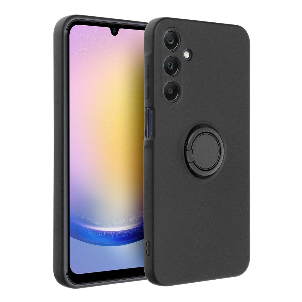 KRYT NA SAMSUNG GALAXY A25 5G HEYCASE SILICONE RING BLACK