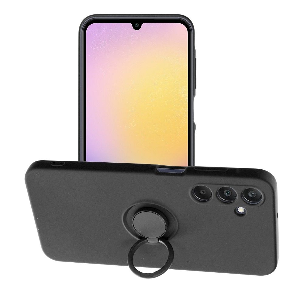 KRYT NA SAMSUNG GALAXY A25 5G HEYCASE SILICONE RING BLACK