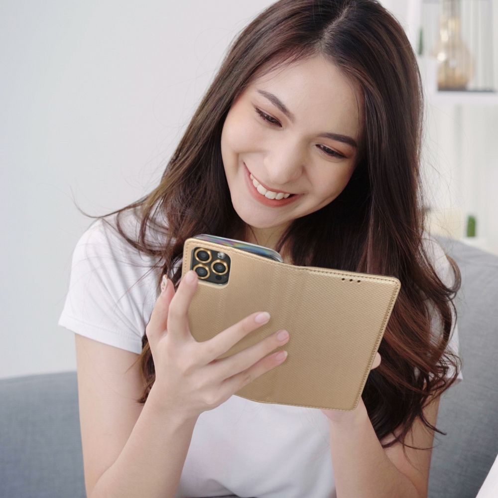 KNIŽKOVÝ KRYT NA XIAOMI 13T / 13T PRO HEYCASE SMART BOOK GOLD