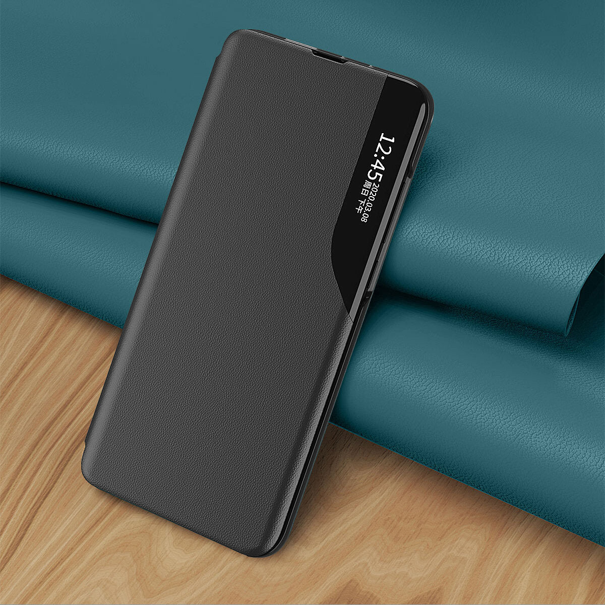 KNIŽKOVÝ KRYT NA SAMSUNG GALAXY S24 ULTRA HEYCASE SMART VIEW BLACK