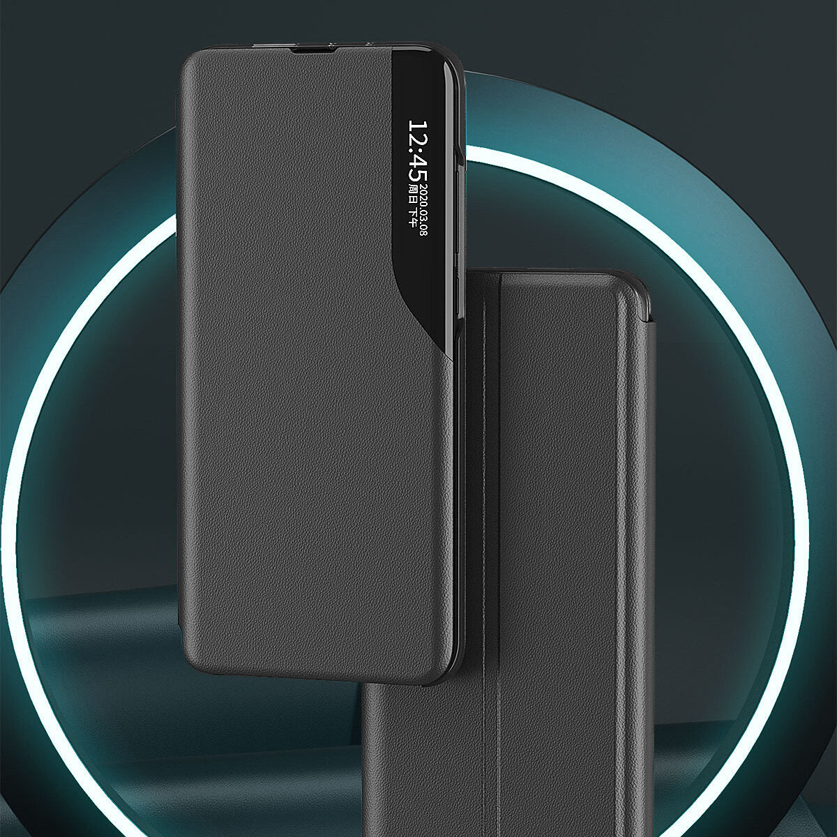 KNIŽKOVÝ KRYT NA SAMSUNG GALAXY S24 ULTRA HEYCASE SMART VIEW BLACK