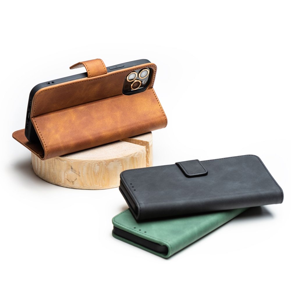 KNIŽKOVÝ KRYT NA SAMSUNG GALAXY A55 5G HEYCASE TENDER WALLET MOCA