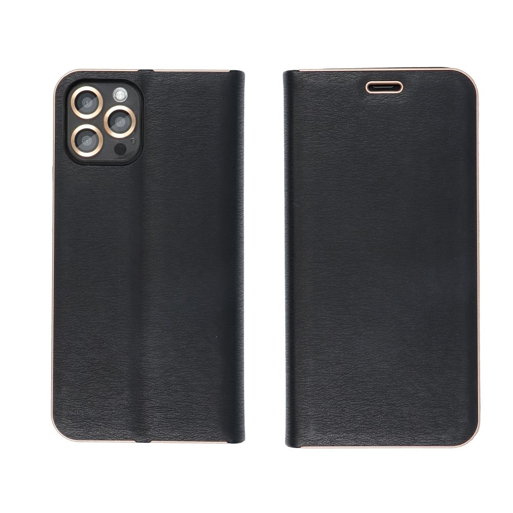 KNIŽKOVÝ KRYT NA SAMSUNG A35 5G HEYCASE WALLET CARBON GOLD / BLACK