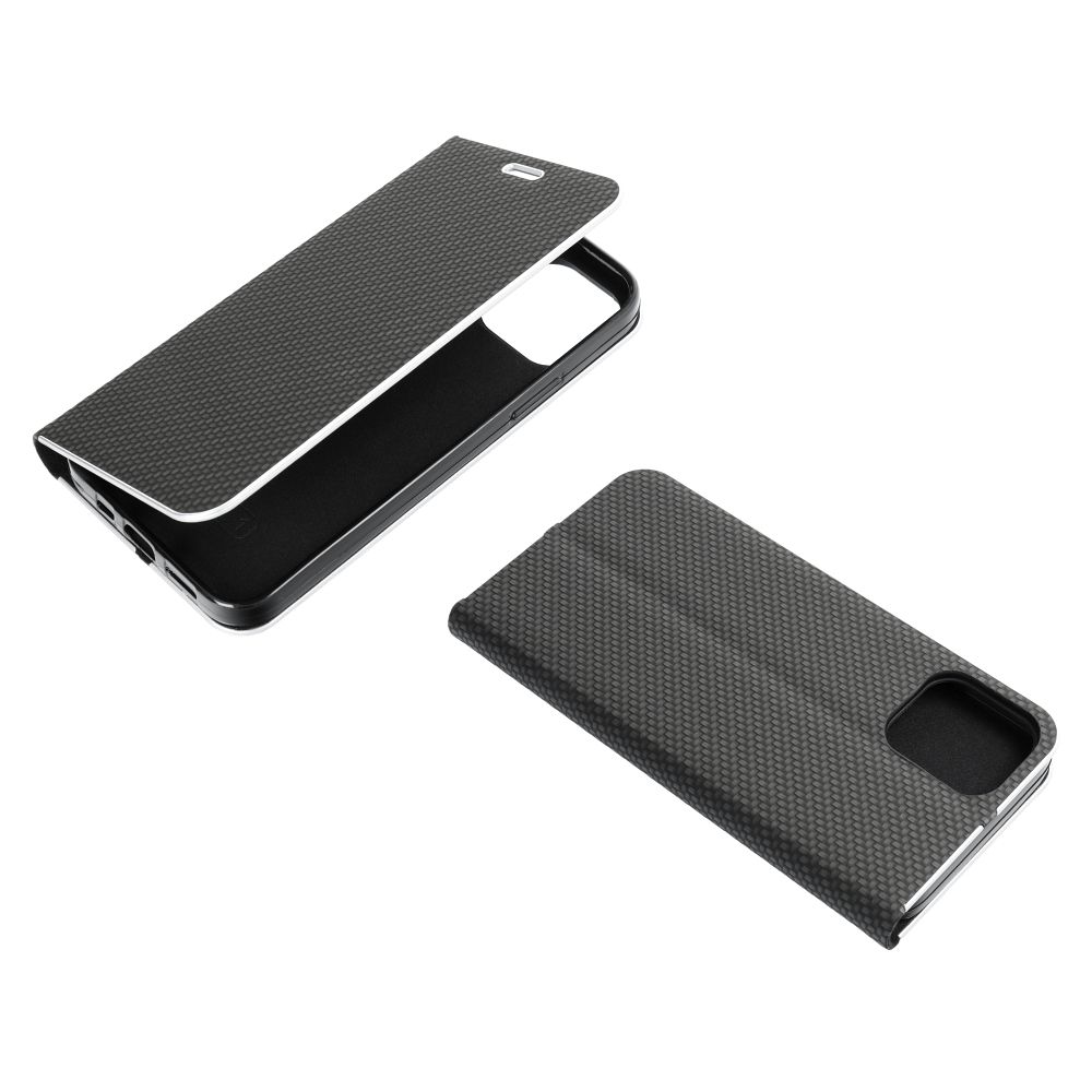KNIŽKOVÝ KRYT NA SAMSUNG A55 5G HEYCASE WALLET CARBON BLACK