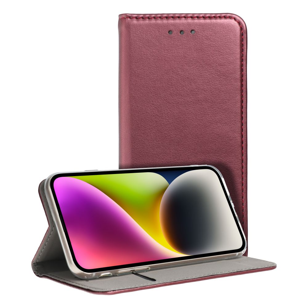 KNIŽKOVÝ KRYT NA OPPO A79 5G HEYCASE WALLET CASE BURGUNDY