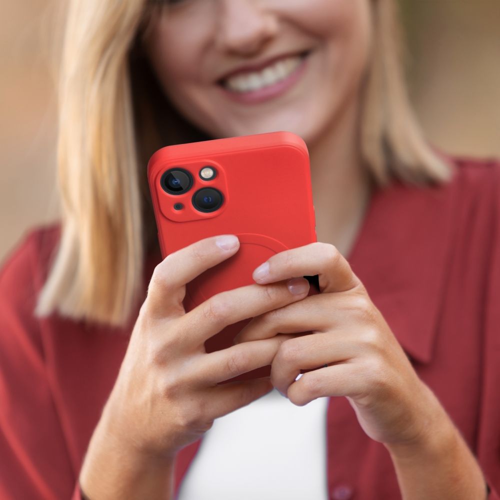 KRYT IPHONE 11 PRO HEYCASE SILICONE MAG MAGSAFE RED
