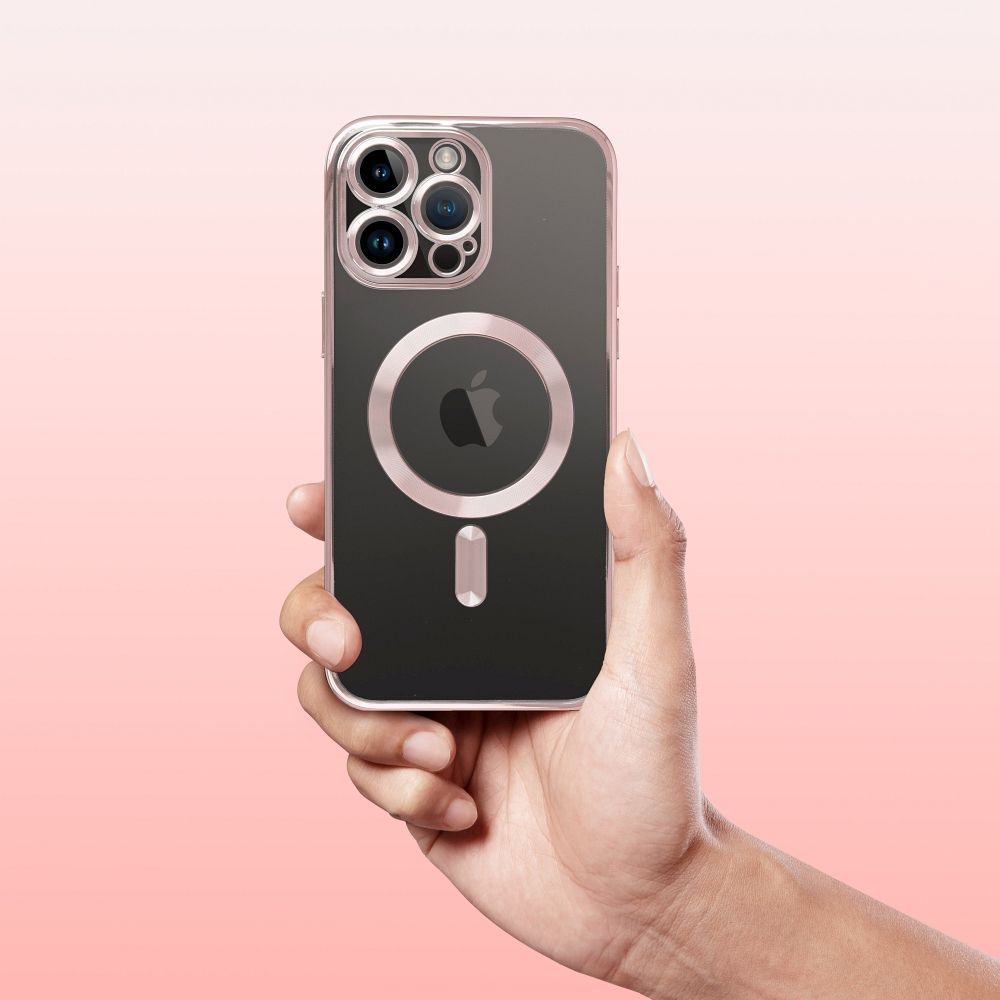 KRYT IPHONE 15 HEYCASE MAGSAFE MAG SHINE ROSE GOLD