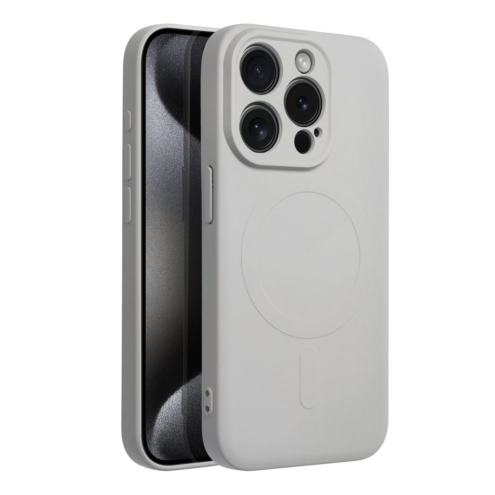 KRYT IPHONE 15 PRO MAX HEYCASE SILICONE MAG MAGSAFE TITANIUM