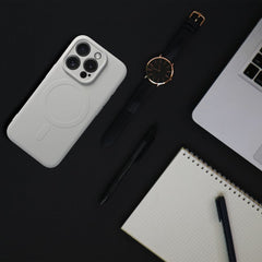 KRYT IPHONE 15 PRO MAX HEYCASE SILICONE MAG MAGSAFE TITANIUM