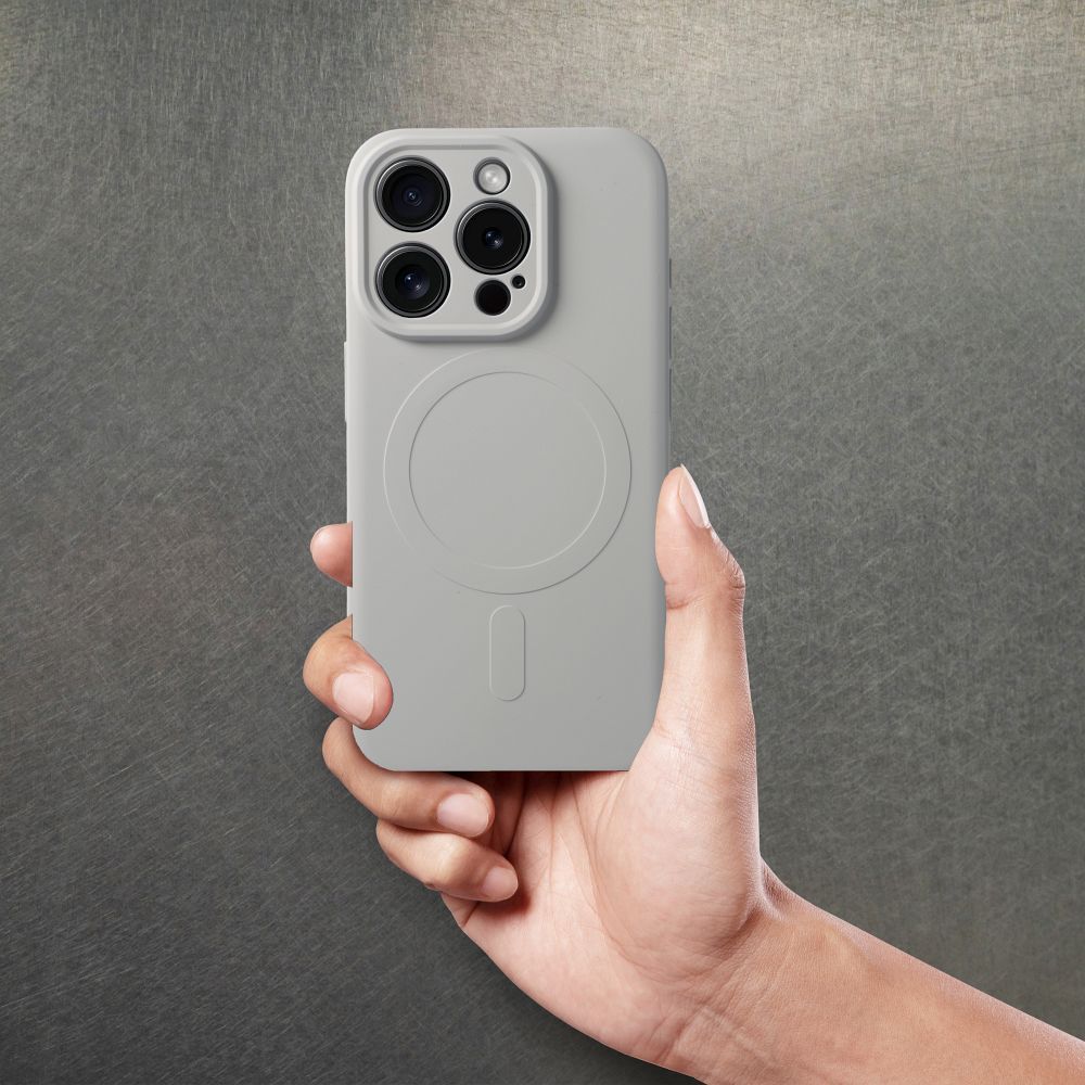 KRYT IPHONE 15 PRO MAX HEYCASE SILICONE MAG MAGSAFE TITANIUM