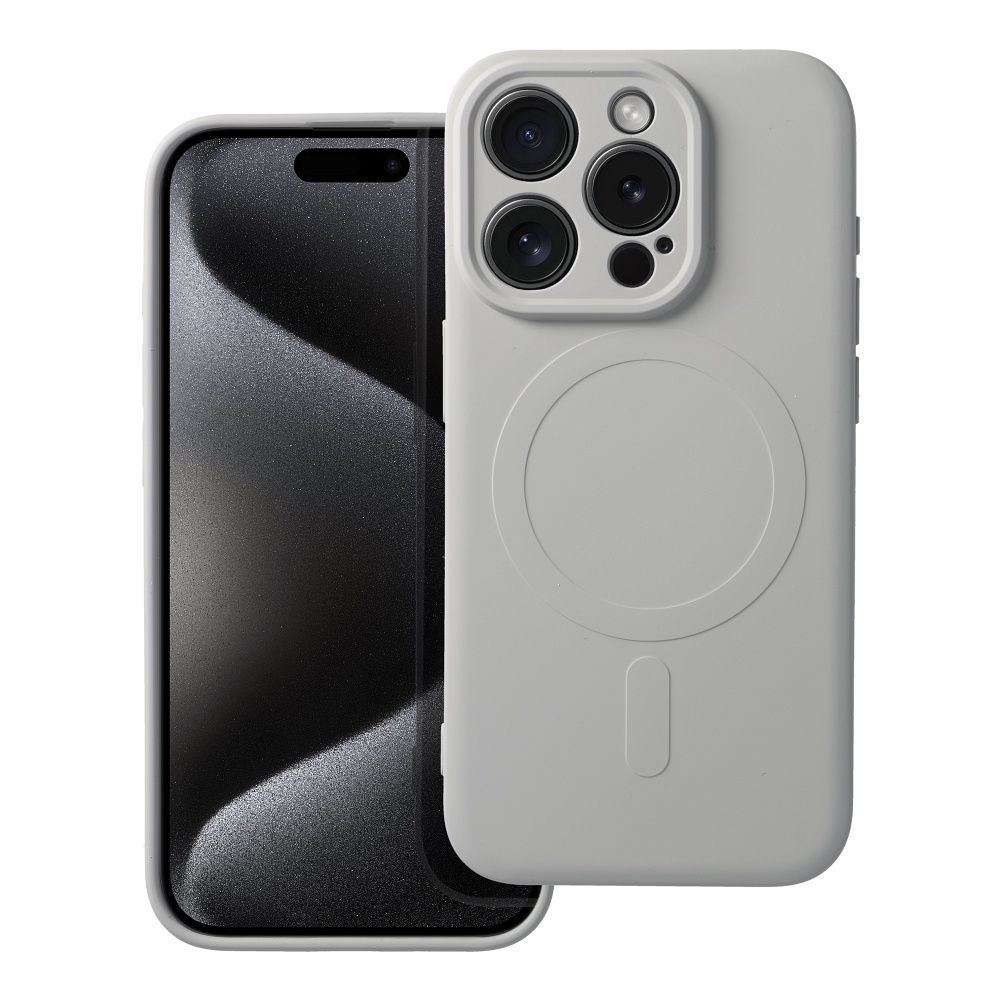KRYT IPHONE 15 PRO MAX HEYCASE SILICONE MAG MAGSAFE TITANIUM
