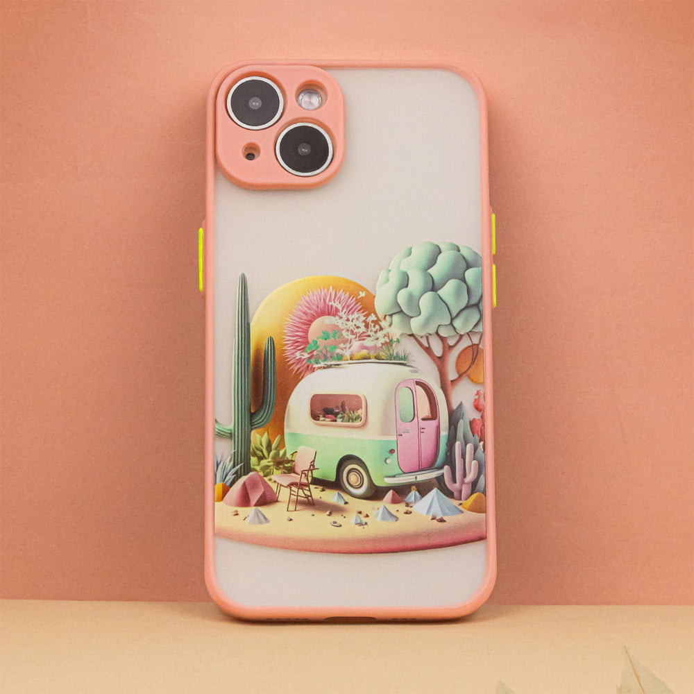 KRYT NA IPHONE 15 HEYCASE TRAVEL PINK