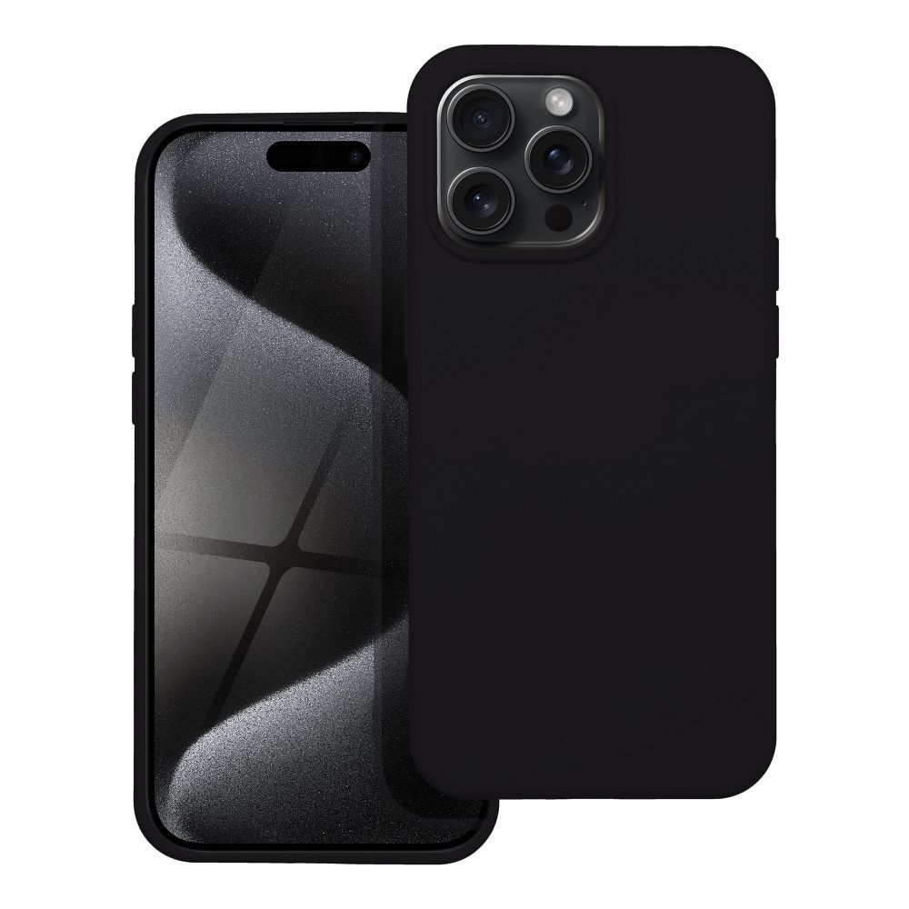 KRYT NA IPHONE 15 PRO MAX HEYCASE SILICONE LINE BLACK