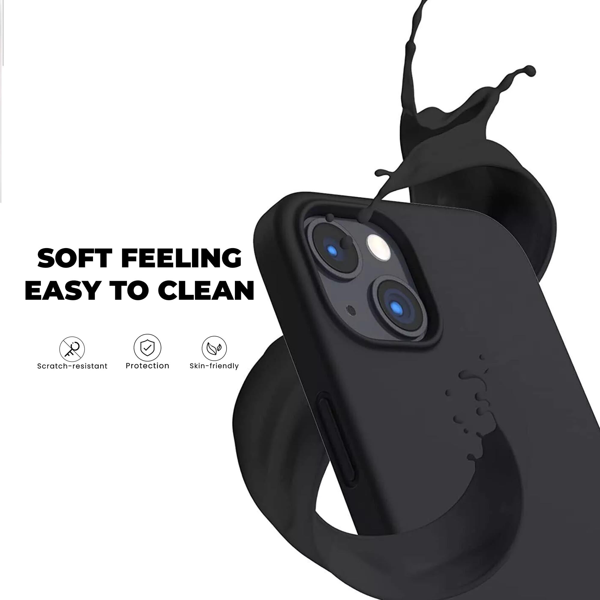 KRYT NA IPHONE 16 HEYCASE SILICONE MAG MAGSAFE BLACK