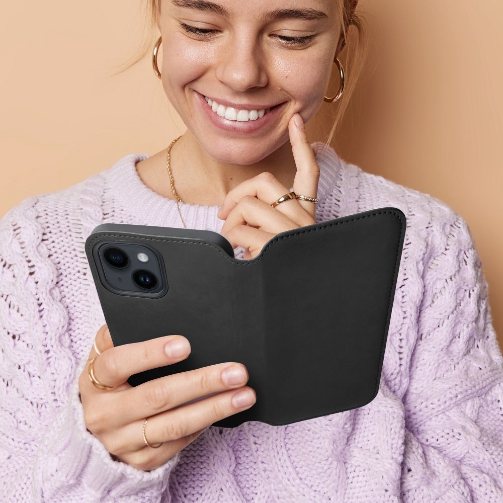 KRYT NA IPHONE 16 HEYCASE WALLET BOOK BLACK