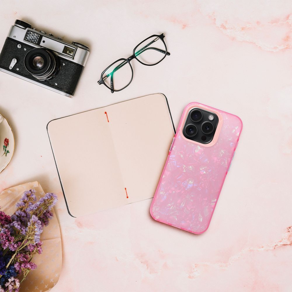 KRYT NA IPHONE 16 PRO MAX HEYCASE CRYSTALIC PINK