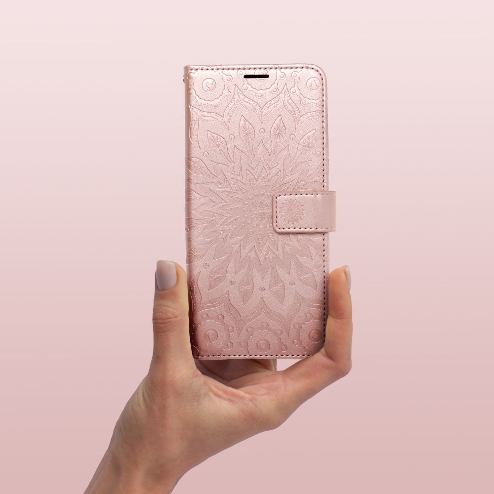 KRYT NA IPHONE 16 PRO MAX HEYCASE MEZZO WALLET MANDALA ROSE GOLD