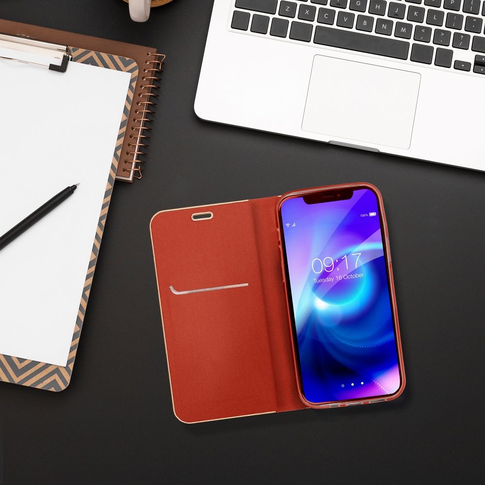 KRYT NA SAMSUNG A16 5G HEYCASE LUNA WALLET RED
