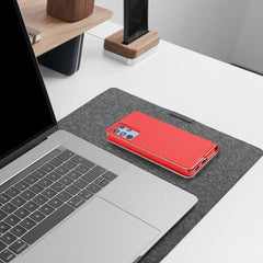 KRYT NA SAMSUNG A16 5G HEYCASE LUNA WALLET RED
