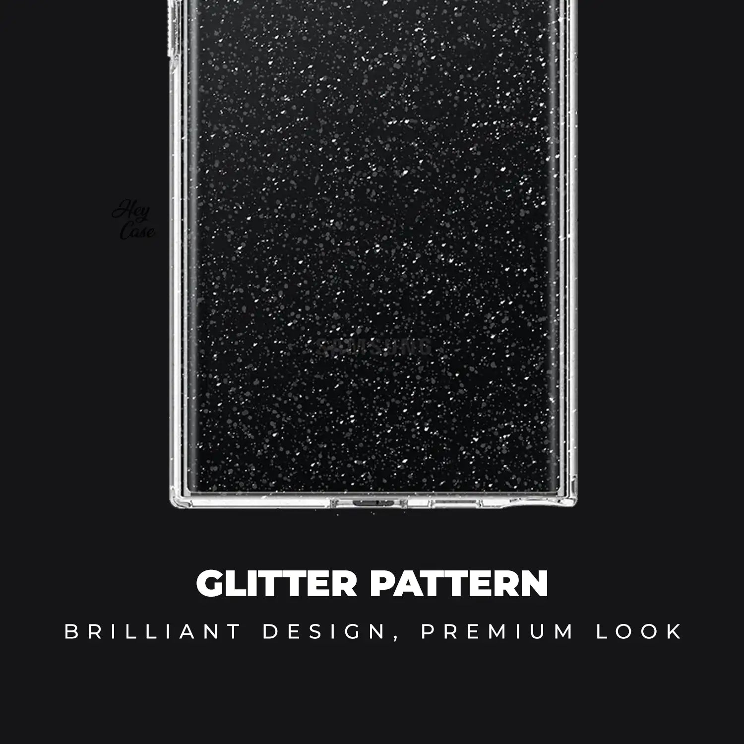 KRYT NA SAMSUNG A25 5G HEYCASE GLITTER CLEAR