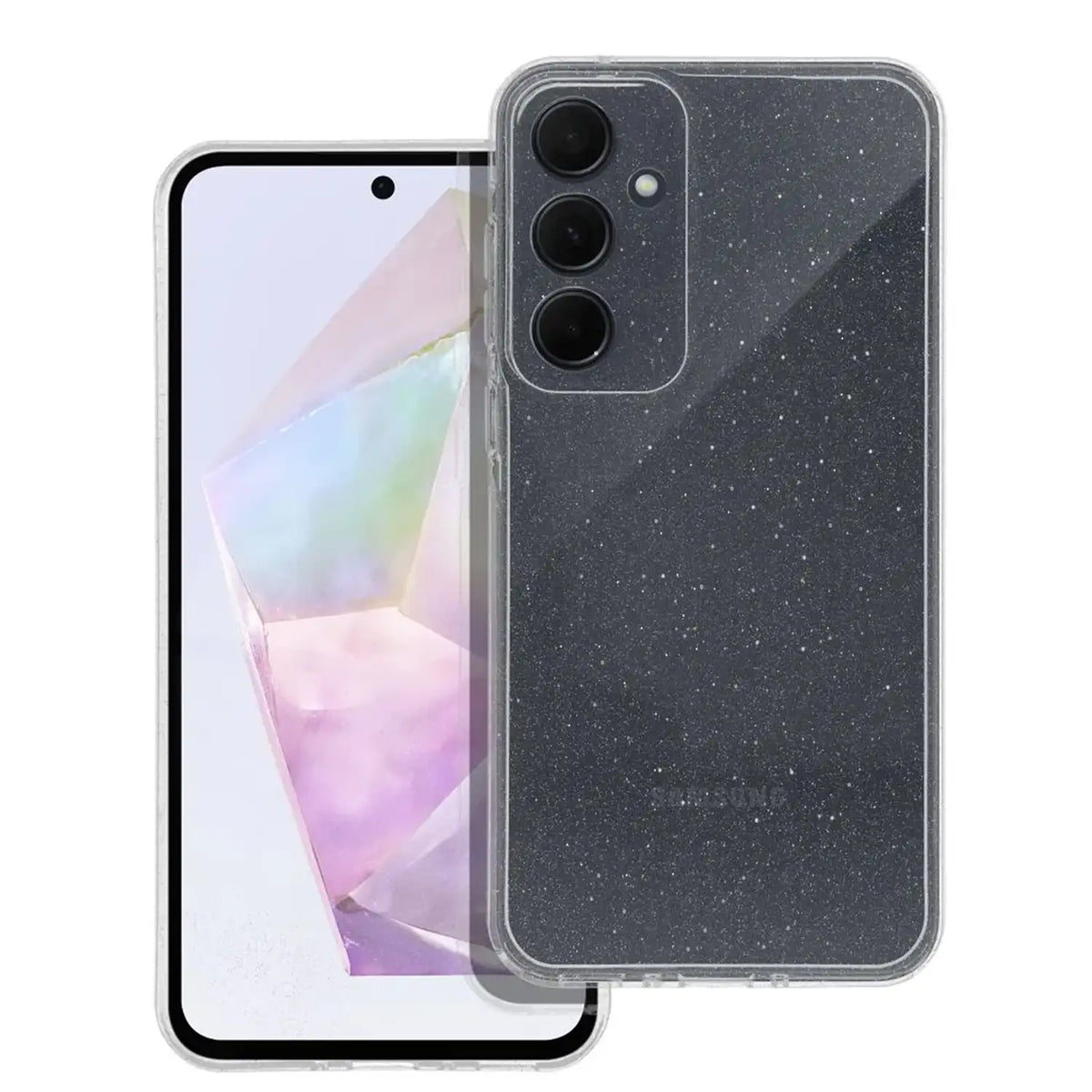 KRYT NA SAMSUNG A35 5G HEYCASE GLITTER CLEAR