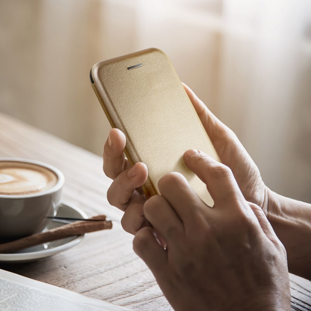 KRYT NA SAMSUNG GALAXY A15 5G HEYCASE ELEGANCE WALLET GOLD
