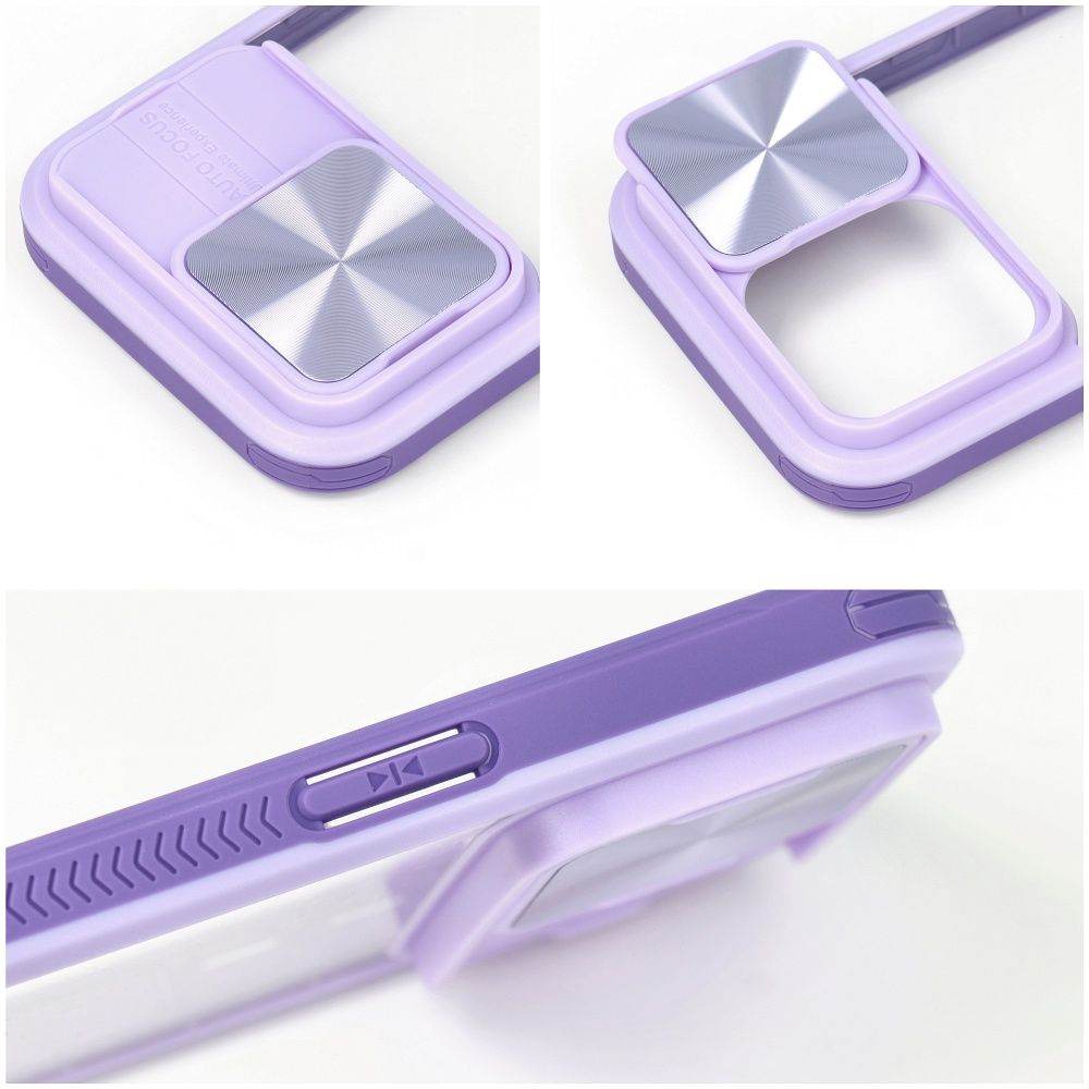 KRYT NA SAMSUNG GALAXY A15 5G HEYCASE SLIDER CAMSHIELD PURPLE