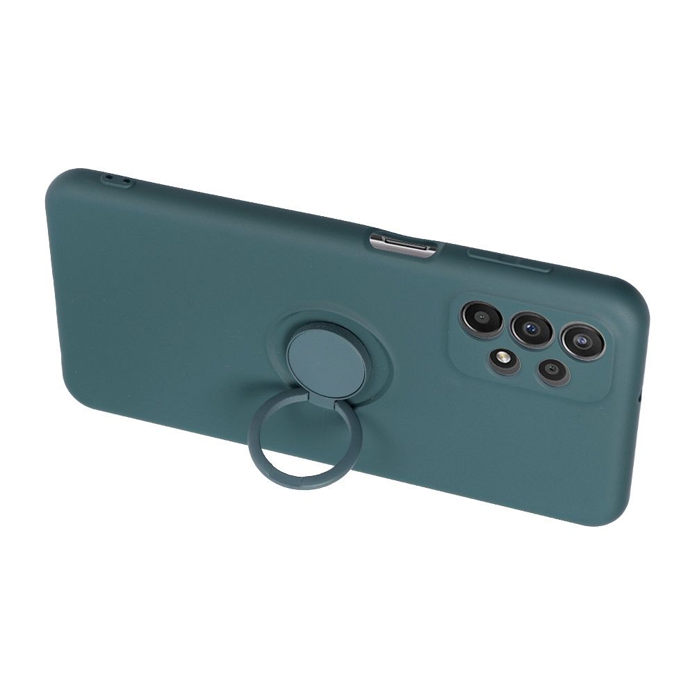 KRYT NA SAMSUNG GALAXY A16 4G / 5G HEYCASE SILICONE RING GREEN