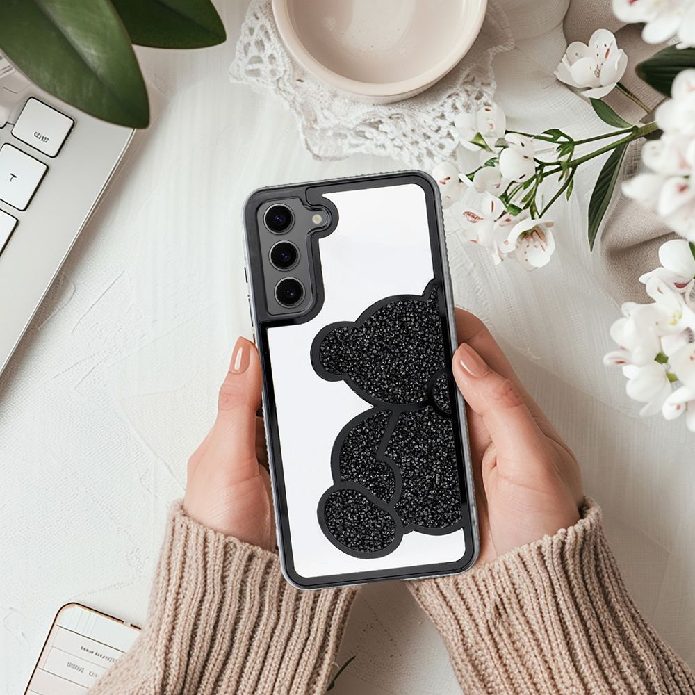 KRYT NA SAMSUNG GALAXY A16 4G / 5G HEYCASE TEDDY BEAR BLACK