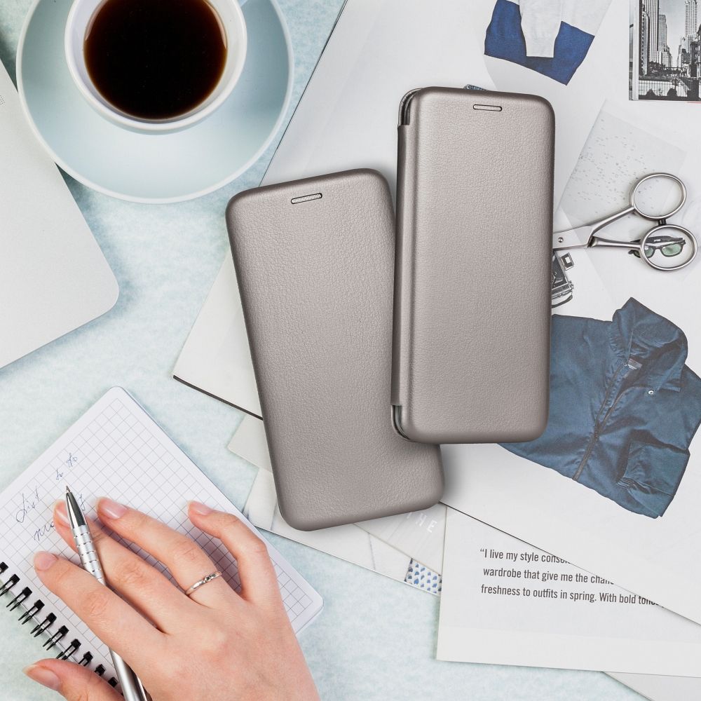 KRYT NA SAMSUNG GALAXY A25 5G HEYCASE ELEGANCE WALLET GREY