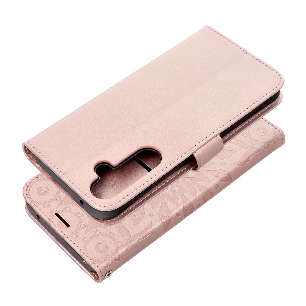 KRYT NA SAMSUNG GALAXY A15 4G / A15 5G HEYCASE MAGNET WALLET MANDALA ROSE GOLD