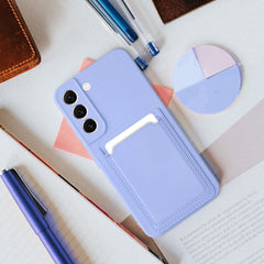 KRYT NA SAMSUNG GALAXY S24 FE HEYCASE CARD VIOLET