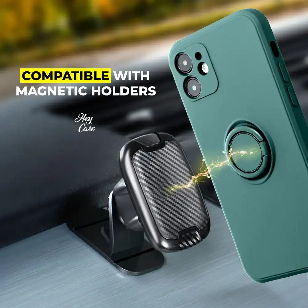 KRYT NA SAMSUNG A55 5G HEYCASE ICON RING GREEN