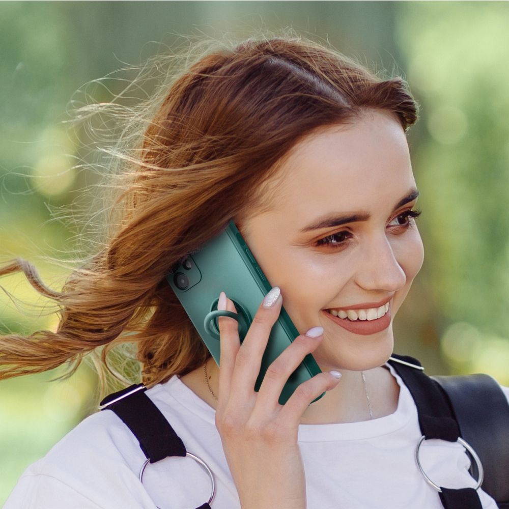 KRYT NA SAMSUNG A55 5G HEYCASE ICON RING GREEN