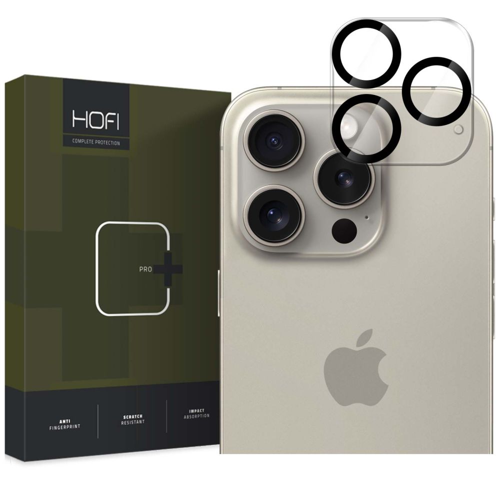 OCHRANNÉ TVRDENÉ SKLO PRE ŠOŠOVKU FOTOAPARÁTU NA IPHONE 16 PRO / 16 PRO MAX HOFI CAM PRO+ CLEAR