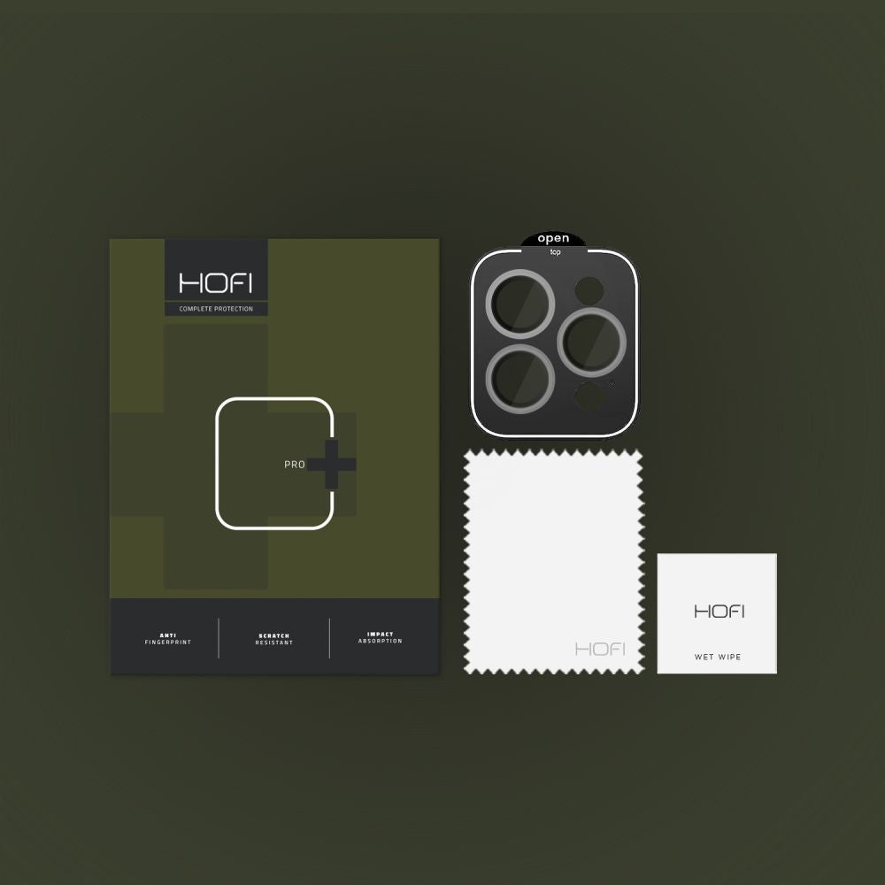 OCHRANNÉ SKLO NA KAMERU HOFI CAMRING PRO+ IPHONE 15 PRO / 15 PRO MAX CLEAR