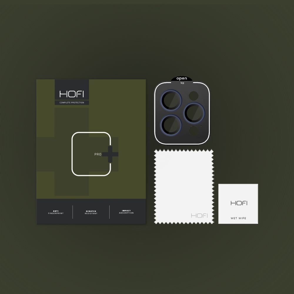 OCHRANNÉ SKLO NA KAMERU HOFI CAMRING PRO+ IPHONE 15 PRO / 15 PRO MAX NAVY