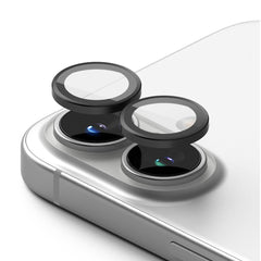 OCHRANNÉ TVRDENÉ SKLO PRE ŠOŠOVKU FOTOAPARÁTU NA IPHONE 16 / 16 PLUS RINGKE CAMERA FRAME PROTECTOR 2-PACK BLACK