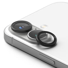 OCHRANNÉ TVRDENÉ SKLO PRE ŠOŠOVKU FOTOAPARÁTU NA IPHONE 16 / 16 PLUS RINGKE CAMERA FRAME PROTECTOR 2-PACK BLACK