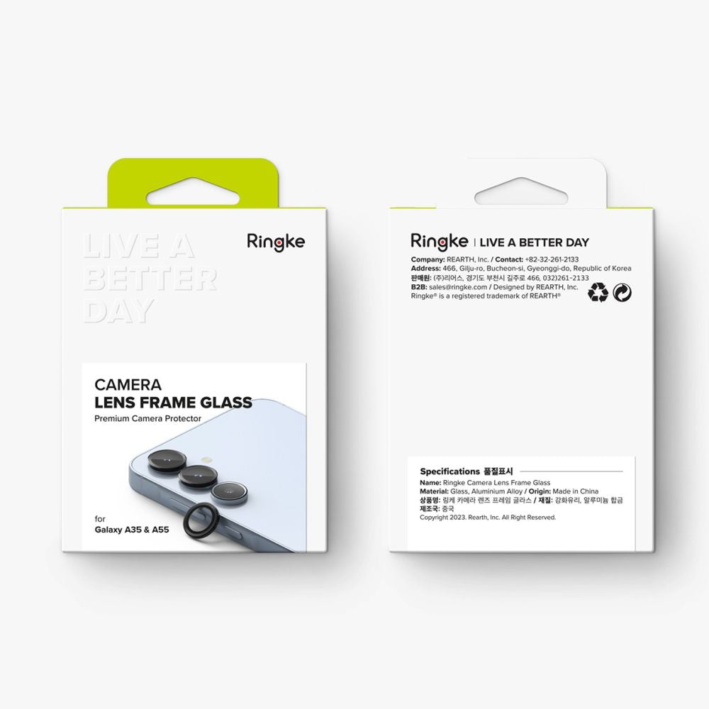 OCHRANNÉ SKLO NA KAMERU RINGKE CAMERA FRAME PROTECTOR GALAXY A35 / A55 5G BLACK