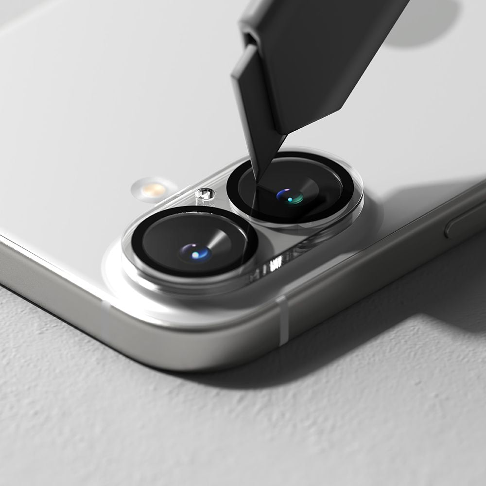 OCHRANNÉ TVRDENÉ SKLO PRE ŠOŠOVKU FOTOAPARÁTU RINGKE CAMERA PROTECTOR 2-PACK IPHONE 16 / 16 PLUS CLEAR