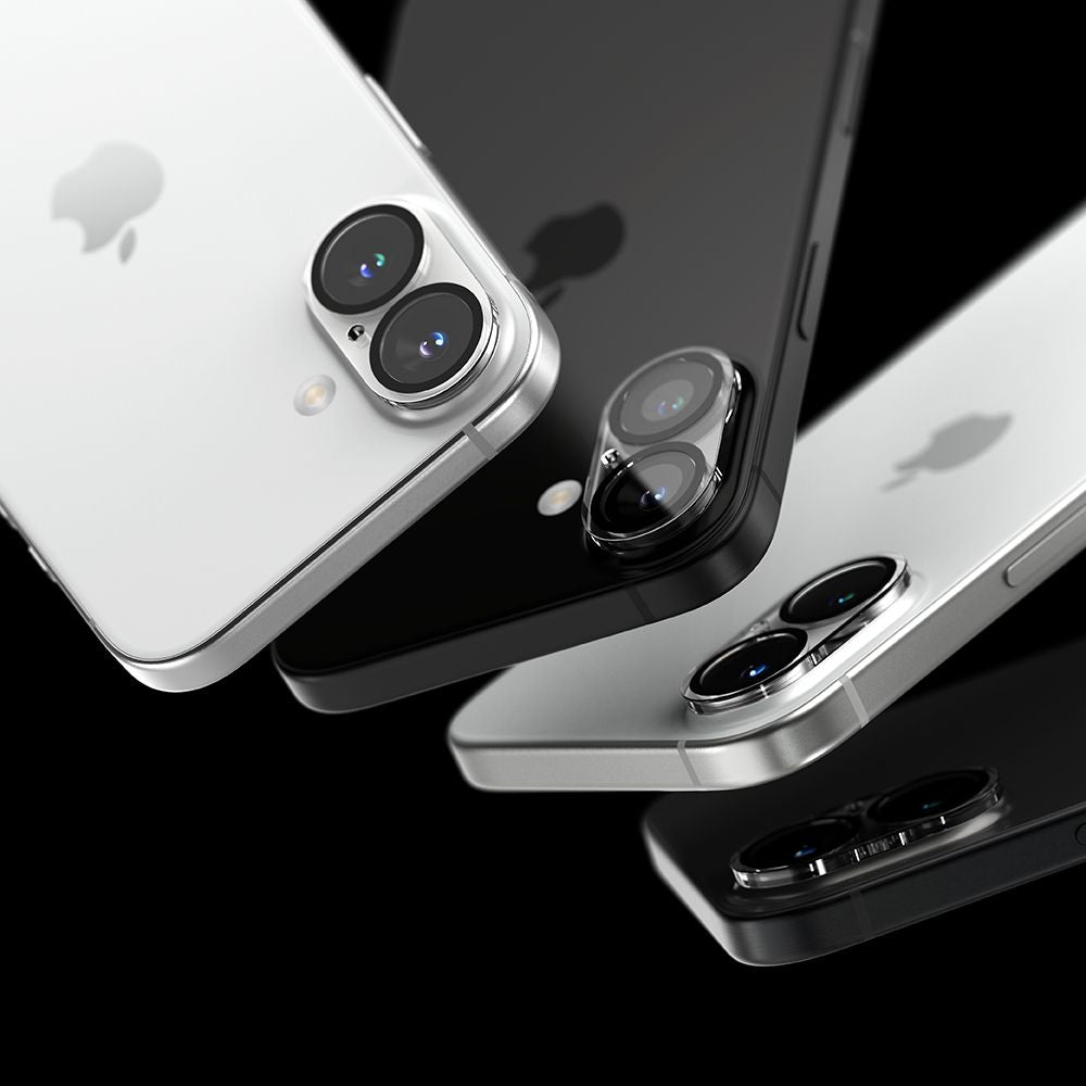 OCHRANNÉ TVRDENÉ SKLO PRE ŠOŠOVKU FOTOAPARÁTU RINGKE CAMERA PROTECTOR 2-PACK IPHONE 16 / 16 PLUS CLEAR