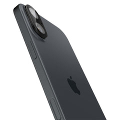 OCHRANNÉ TVRDENÉ SKLO PRE ŠOŠOVKU FOTOAPARÁTU SPIGEN OPTIK GLAS.TR CAMERA PROTECTOR 2-PACK IPHONE 16 / 16 PLUS BLACK